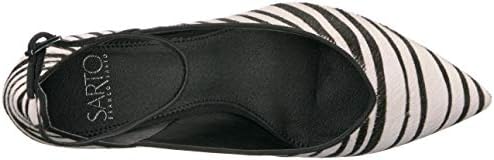 Franco Sarto Women's CORALIE2 Shoe, Black White, 7.5 M US | Image 4