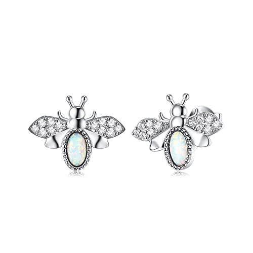 Boucles d'oreilles abeille opale le cadeau d'anniversaire idéal pour femme élégante