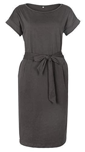 Image of PALINDA Women's Striped Elegant Short Sleeve Wear to Work Casual Pencil Dress with Belt