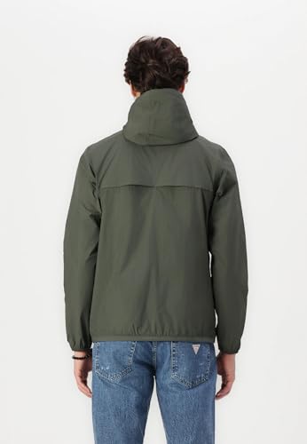 K-Way le vrai 4.0 Claude (FR/ES, Alpha/lettres, XS, Taille normale, Taille normale, GREEN BLACKISH)