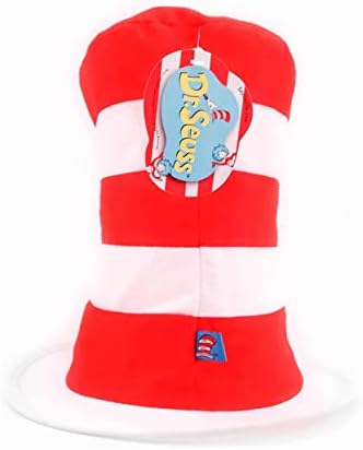Dr. Seuss Cat in The Hat Striped Stovepipe Costume Hat for Kids