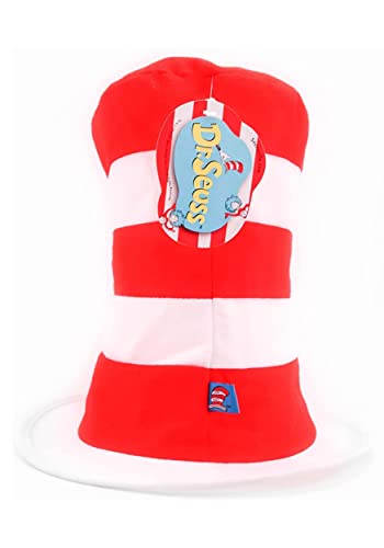 Dr. Seuss Cat In The Hat Stovepipe Costume Hat For Kids Standard Red #TOP5