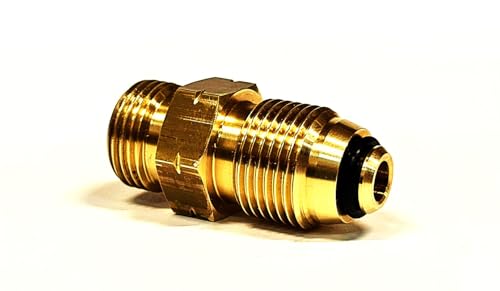 Zatechs Adattatore per bombole di gas statunitensi da 20 lb | Norvegese | Conversione a 21,8 mm standard europeo