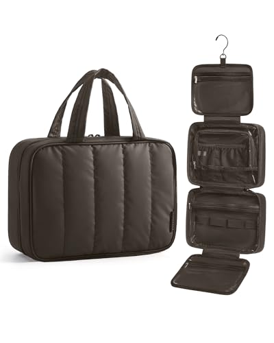 BAGSMART Hanging Travel Toiletry Bag with 360° Hook, Waterproof Wash Bag (B0H1CG67ZC)