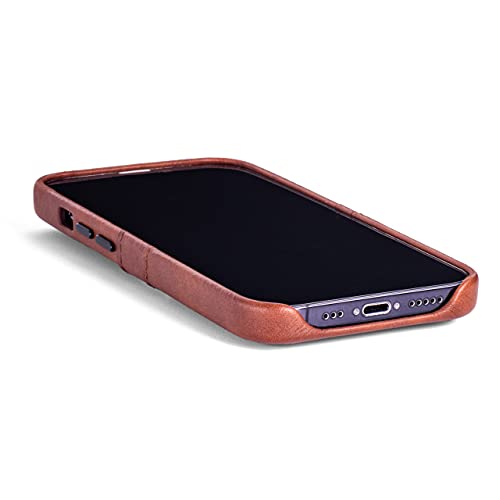 Dockem Wallet Case For Iphone 13 Pro Max With Built-In Metal Plate For Magnetic Mounting & 2 Credit Card Holder Pockets: Exec M2, Premium Synthetic Leather (6.7" Iphone 13 Pro Max, Brown) #TOP6
