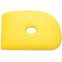 MudTools Shape 2 Polymer Rib for Pottery and Clay Artists, Yellow Color, Medium Flexibility Y2