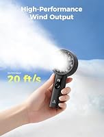 Aecooly Mighty Handventilator,Tragbarer Mini Ventilator,USB-aufladbar – Ansicht 3