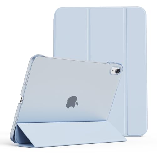 Coque iPad 11 Pouces 2025 A16 Evite les Chocs Translucide Légère Bleu