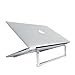 Produktbild MMOBIEL Laptop Stand Faltbar - Laptop Ständer 10 bis 18 Zoll - Laptophalterung Universal - Laptopständer für den Schreibtisch Kompatibel mit MacBook, Notebook, ASUS, Acer, Dell und mehr - Aluminium