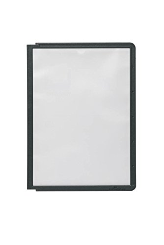 Durable Sichttafeln Sherpa A5, 5 Stück, schwarz, 581201