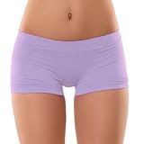 Toocool Pantaloncini Donna Culotte Shorts Intimo Fitness Sport Hot Pant Nuovi YQ3308 [S/M,Lilla]