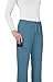 KOI Basics Women's 8 Pocket Holly Cargo Scrub Pants with a Drawstring Waist Teal Large