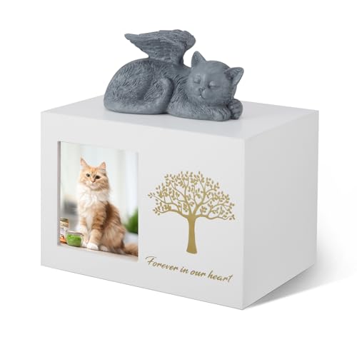 Tierurnen für Katze,katzenurne,katzenurnen für zuhause für Haustierasche mit Foto,Tierurne mit Eineâ€¦ – Miniatur