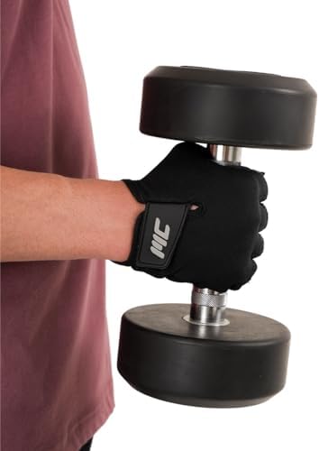 MuscleCloth Training Fitness Eldiveni Siyah - Görsel 4