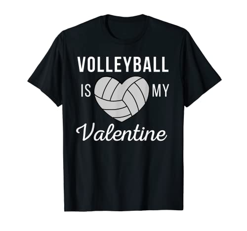 Voleibol Is My Valentine Day Tshirt Regalos de San Valentín Camiseta