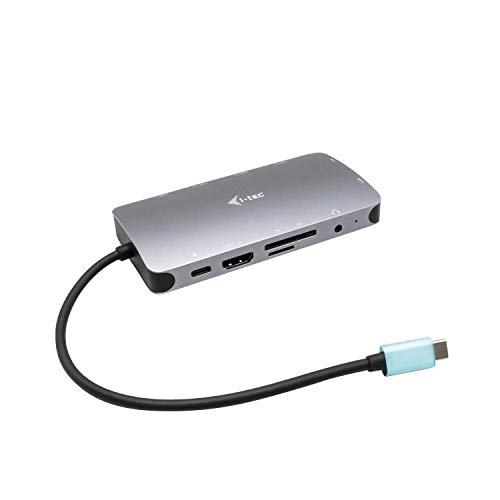 i-tec USB-C 4K Nano Docking Station 1x HDMI 1x VGA 1x GLAN 1x USB-C 3x USB 3.1 1x SD/MicroSD 1x Audio con Power Delivery 100W