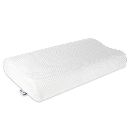 Neck Pillow for Pain Relief Sleeping  Maximum Neck Contour and Comfort  Cervical Memory Foam Pillow  Better Sleep, Pain Relief Aids Contour Pillows