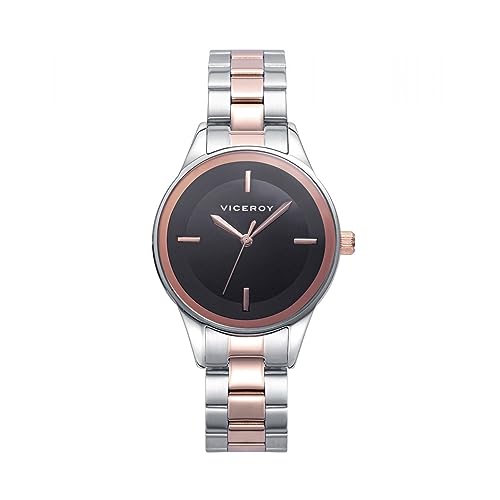 Montre Viceroy Kiss 401158-57 femme acier bicolore élégante