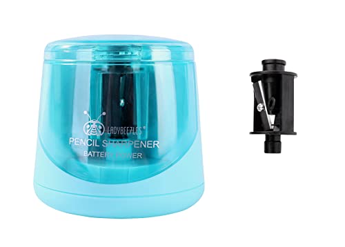 Ladybee7Les Aa Battery Power Electric Pencil Sharpener, Portable &Automatic Sharpening For Wooden Pencil, A Replacement Blade Contained, Pencils And Battery Not Included #TOP26