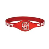 Fan Frenzy Gifts Silicone Bracelet Officially Licensed College Silicone Bracelets | NCAA College Football Bracelets | University Team Jewelry, (North Carolina State University)