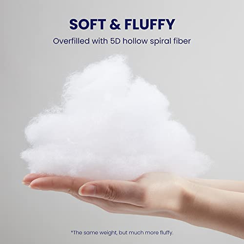 Instant Cooling Mattress Topper Full Size For Hot Sleepers, Quilted Fluffy Mattress Pad Cover With Cool-To-The Touch Jersey Surface, Machine Wash Durable, Deep Pocket 8-21 Inch (Grey, Full) #TOP3