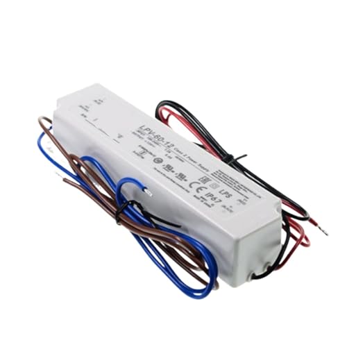 Alimentation à découpage LED LPV-60-12 12V 5A de 60W à sortie unique