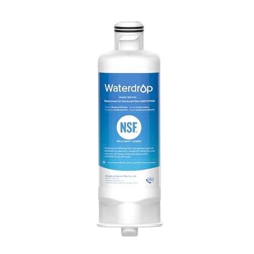 Waterdrop DA97-17376B Replacement for Samsung® HAF-QIN Refrigerator Water Filter, HAF-QIN/EXP, RF28R7201SR, RF28R7351SG, WD-F45 Basic
