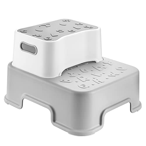 WIDODIO Tritthocker Kinder 2 Stufen, Mutterhände Befreien Kinder...