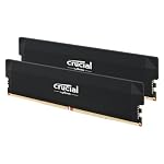 Crucial Pro RAM DDR5 32GB (2x16GB) 6000MHz CL36, Overclocking Gaming, Intel XMP 3.0 / AMD Expo, PC Memoria, Negro – CP2K16G60C36U5B