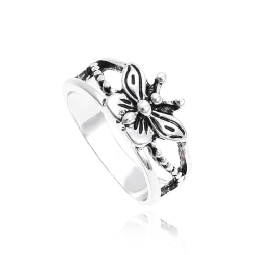 Bague vintage en argent homme papillon fini les bijoux ternes