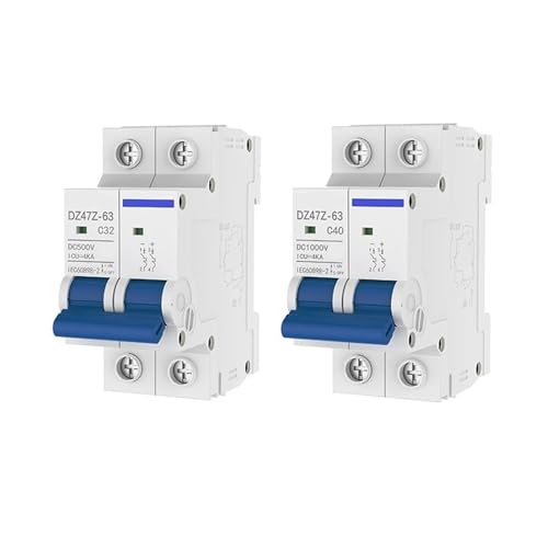 Disjoncteur CC 2P 500V 40A DZ47Z interrupteur photovoltaïque