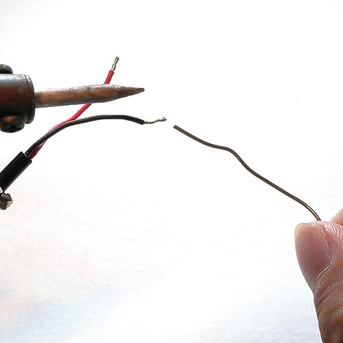 EFUTURETIME Kupferdraht, ø 0.5mmx50m, T2 Blanker Draht, Basteldraht für Schweißen, Experiment, Schmuck, DIY