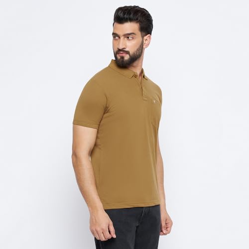 Image of NEVA Men's Regular Fit Half Sleeve Polo Neck T-Shirt with Chest Pocket