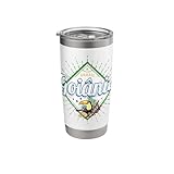 Goiania Goias Brazil Retro Toucan Vintage Holiday Souvenir Stainless Steel Insulated Tumbler