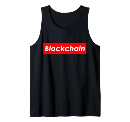 Blockchain Bitcoin BTC Crypto Hardware Wallet Blockchain Tank Top