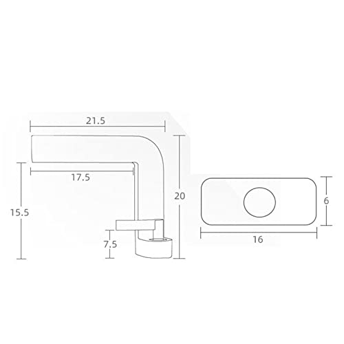 Grifo de lavabo cascada monomando de latón cromado con un solo orificio para baño moderno 2