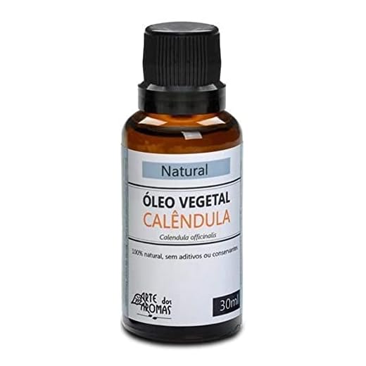 Óleo Vegetal Calêndula Natural e Vegano 30ml, Arte dos Aromas