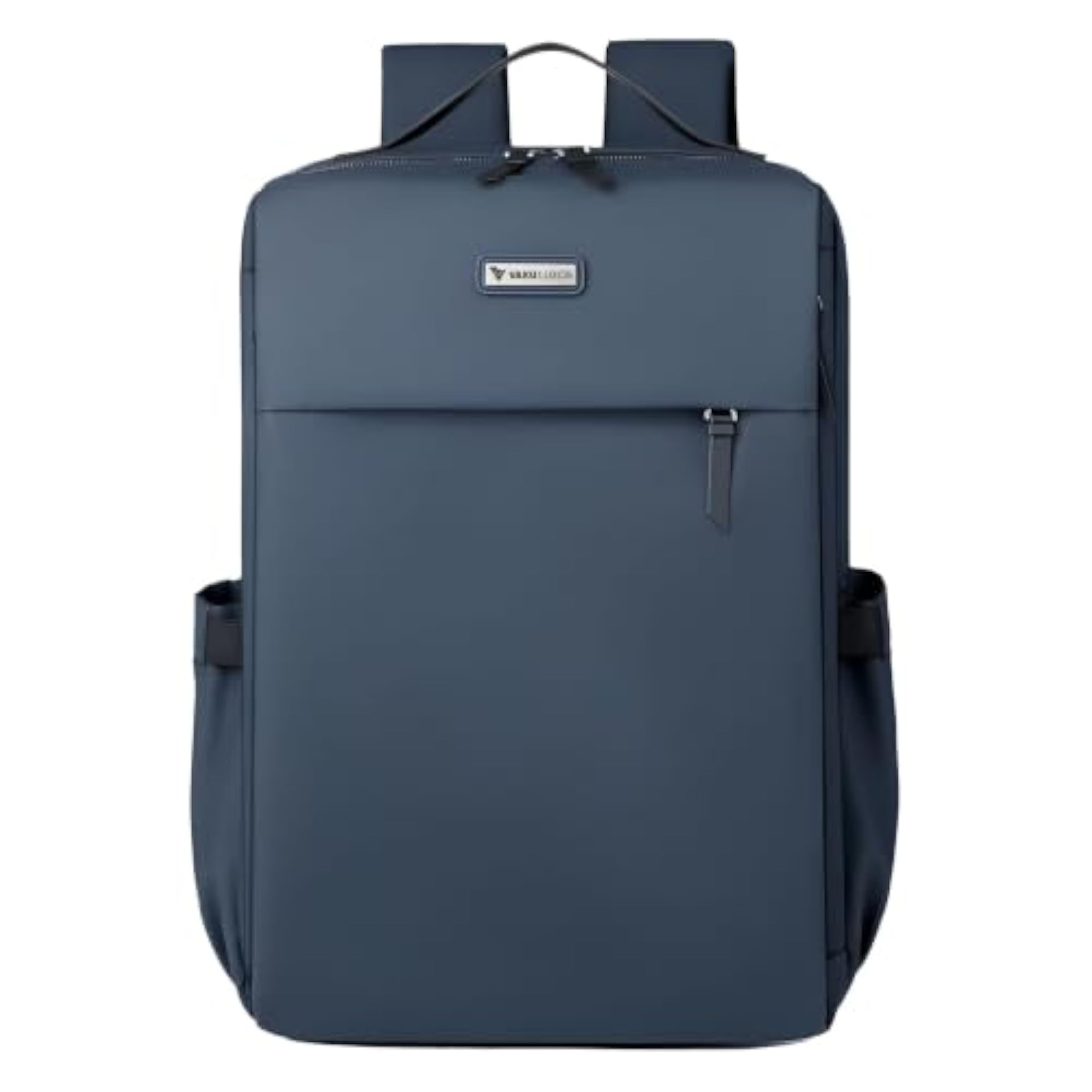 LEXORA Premium PU Leather Laptop Backpack for Up to 17-Inch