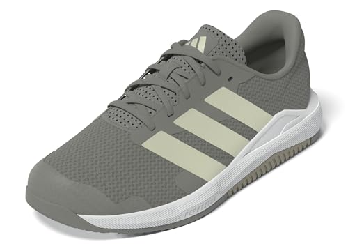 adidas Damen Dropset Base Training Shoes, Silver Pebble/Ice Gold Met./Wonder Cargo, 44 2/3 EU – Ansicht 9