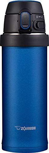 Image of Zojirushi SM-QHE48AK, Flip-and-Go Stainless Mug, 16-Ounce, Cobalt Blue