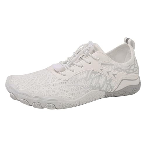 Generisch Zapatillas de mujer para todas las estaciones: zapatos acuáticos multifuncionales para yoga, natación, actividades de ocio para hombres y mujeres, gris, 37 EU