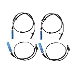 4 Stück Raddrehzahlsensor, Montage für BMW, X3 E83 (2004–2010) ABS-System, Ersatz OEM 34523420330 34523420331