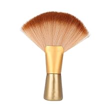 Soft Fan-Shaped Neck Duster Brush, Large Sweep Hair and Face Cleaning Brush for Salon Stylists and Barbers
