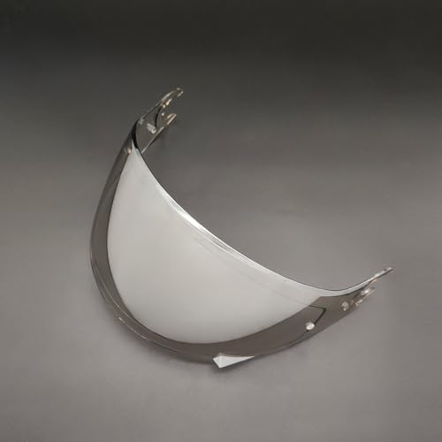 ヘルメットバイザーレンズ, SHARK D Skwal D-Skwal 2 Spartan ヘルメット バイザー フルフェイス 交換用 モトヘルメット レンズ ブラック イリドラム シルバー フォトクロミック Visera(Revo Silver)