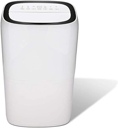 wolketon Deshumidificador de Aire Eléctrico hasta 26L/día Tamaño de 20~30 mu00b2, Deshumidificador de Secadora de Ropa silenciosa para el hogar Dormitorio Cocina Armario Oficina Baño