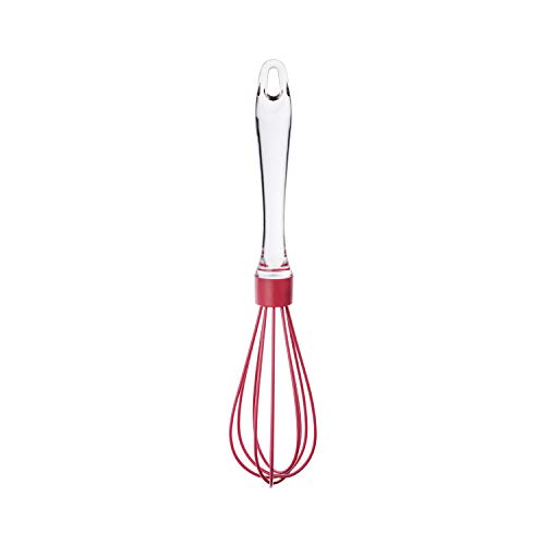 Conjunto de Gadgets de Silicone com Cabo Acrílico 7 Peças Euro Vermelho