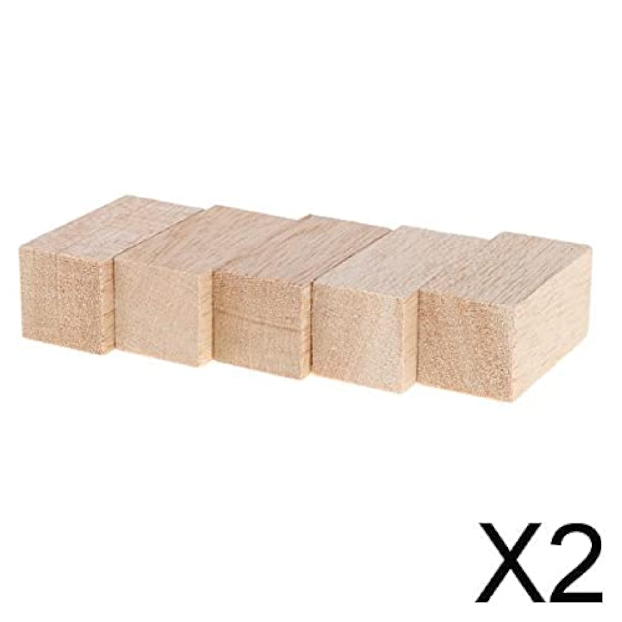 2X Balsa Wood Blocks for DIY Modelling Craft