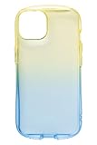 iFace Look in Clear Lolly iPhone 14 ケース (レモン/サファイア)【アイフェイス アイフォン14 用 iphone14 用 カバー 韓国 耐衝撃 透明 ストラップホール】
