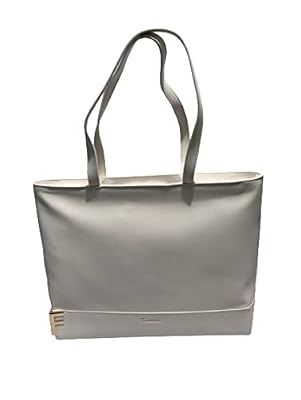 Fracomina Borsa donna spalla shopping bag ecopelle bianco BS23FR18 FA23SBA001P41101-278 Grande