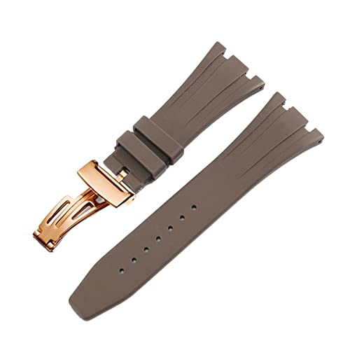 Bracelet montre caoutchouc 28mm 27mm pour AP Royal Oak Offshore 15400